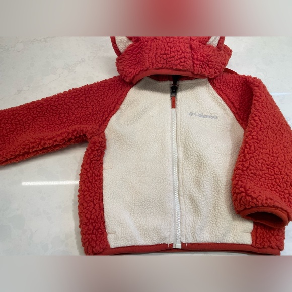 Columbia Infant Fox Zip Up Fleece Sweater Size 12-18 Months - Picture 4 of 11
